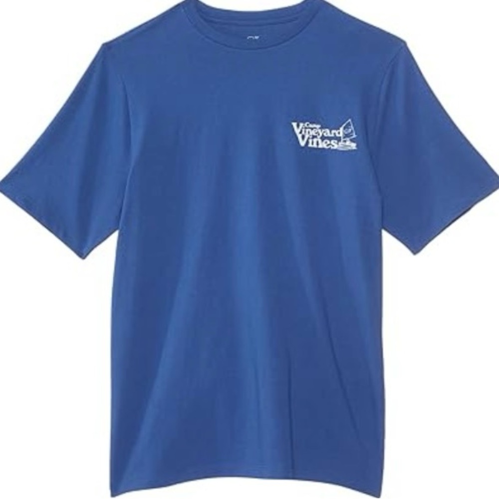 Vineyard Vines Summer Camo Classic Blue Tee